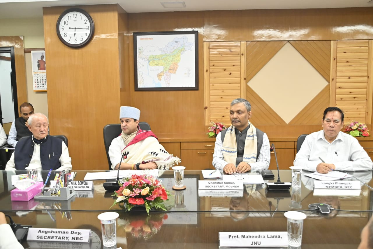 Review Meeting at NEC Secretariat Shillong